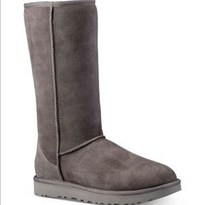 Authentic tall grey uggs